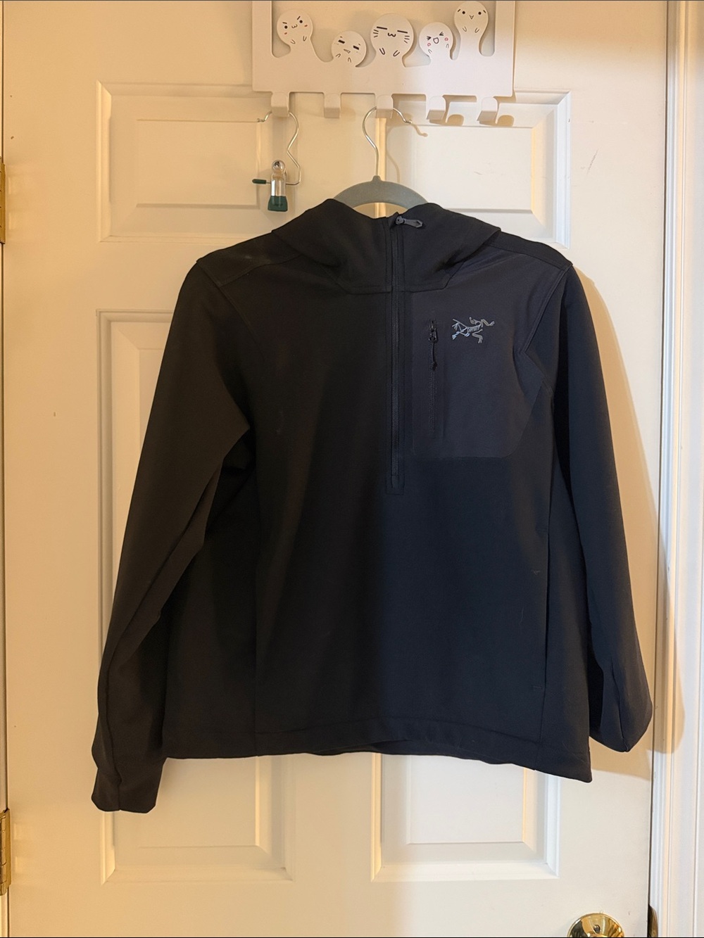 Arc'teryx Black Aestas pullover Half-Zip